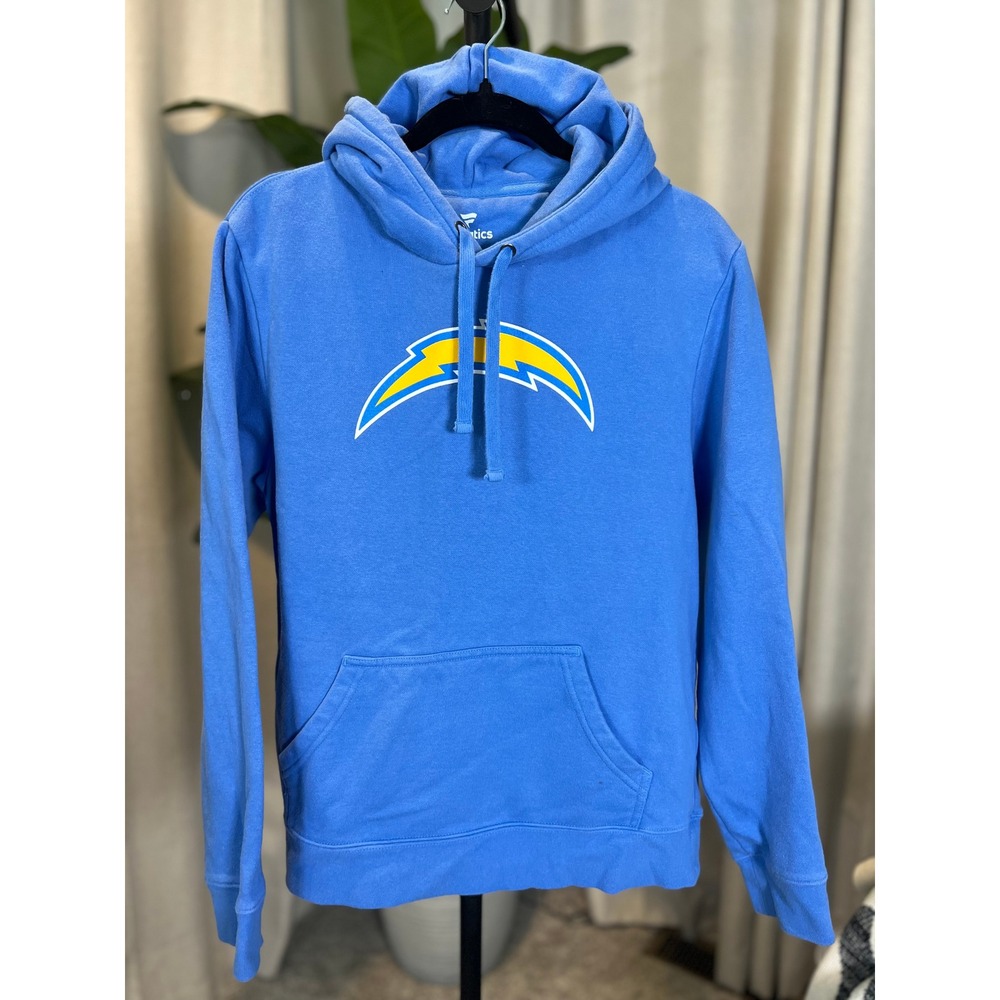 Fanatics Los Angeles Chargers NFL Powder Blue Pullover Hoodie Mens Medium